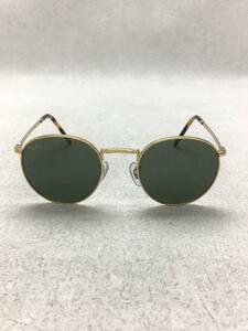 Ray-Ban◆サングラス/ウェリントン/メタル/GLD/GRN/メンズ