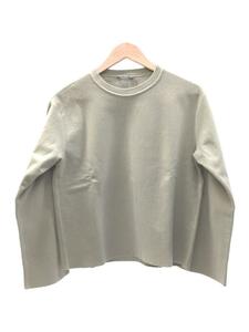 AURALEE◆18AW/SUPER MILLED SWEAT CUT-OFF/スウェット/0/コットン/カーキ/A8AP05SM