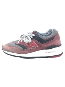 NEW BALANCE◆ローカットスニーカー/25cm/ボルドー/M997CRG