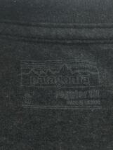 patagonia◆テキストロゴコットンポリTシャツ/S/コットン/GRY/38862SP16_画像3