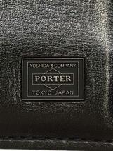 PORTER◆PLUME/LONG WALLET/プリュム・長財布/レザー/ブラック/黒/美品/179-03870_画像3