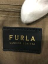 FURLA◆ショルダーバッグ/レザー/BRW/無地_画像5