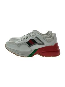 GUCCI◆ローカットスニーカー/UK8.5/WHT/643491