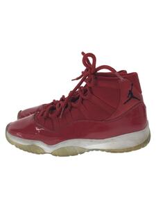 NIKE◆AIR JORDAN 11 RETRO/エアジョーダンレトロ/レッド/378037-623/27cm/RED