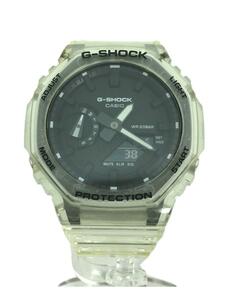 CASIO◆クォーツ腕時計_G-SHOCK/デジタル/WHT/CLR