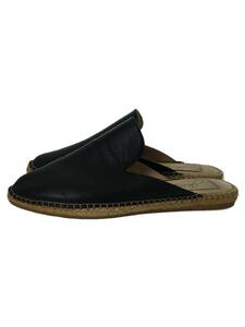 Gaimo espadrilles◆サンダル/36/BLK/レザー