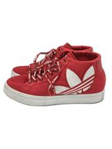 adidas◆COURTVANTAGE HEEL_コートバンテージ ヒール/24cm/RED/キャンバス_画像1