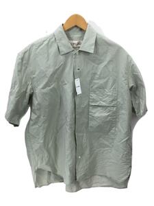 POLYPLOID◆半袖シャツ/2/コットン/グリーン/無地/CCSH/CAMP COLLAR SHIRT