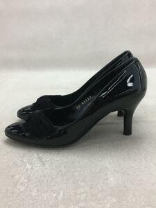 Salvatore Ferragamo◆パンプス/UK6/BLK/エナメル