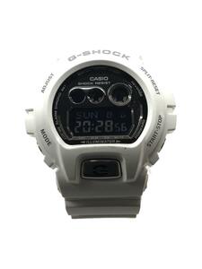 CASIO◆クォーツ腕時計・G-SHOCK/デジタル/ラバー/WHT/WHT