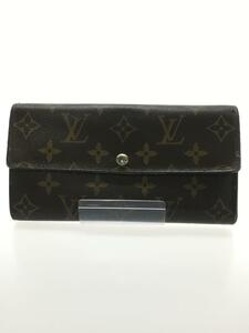 LOUIS VUITTON◆1)ポルト・フォイユ・サラ_モノグラム・キャンバス_BRW