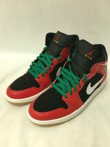 NIKE◆AIR JORDAN 1 MID SE/ハイカットスニーカー/27cm/BLK/DQ8417-006_画像2