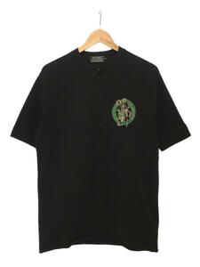 HYSTERIC GLAMOUR◆半袖シャツ/XL/コットン/BLK/無地/02231CT21