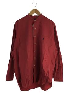 RALPH LAUREN◆BLAKE/長袖シャツ/XL/コットン/RED