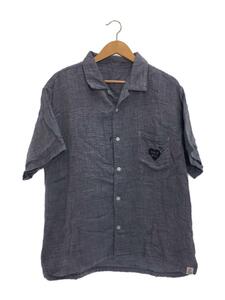 HUMAN MADE◆23SS/HUMAN MADE Chambray Gauze AlohaShirt/半袖シャツ/XL/コットン/BL