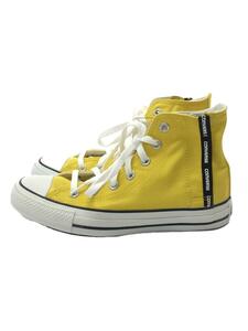 CONVERSE◆ハイカットスニーカー/24.5cm/YLW/1SC377/サイドジップハイカットスニーカー/タグ付き