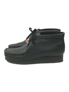 Clarks◆シューズ/UK7.5/BLK/レザー