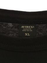 AVIREX◆Tシャツ/XL/コットン/BLK/無地/783-3134108_画像3