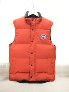 CANADA GOOSE◆ダウンベスト/S/ポリエステル/ORN/無地/4151m