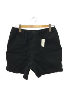 CUP&CONE◆Cotton Twill Baggy Shorts/ショートパンツ/-/コットン/BLK