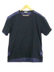 MARNI◆Tシャツ/46/コットン/NVY/HUMU0009Q0 STJ291