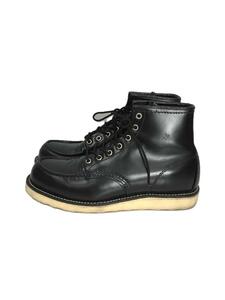 RED WING◆ブーツ/US8.5/BLK/レザー/8848