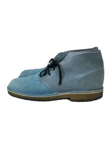 Clarks◆DESERT BOOT/ブーツ/25.5cm/BLU/スウェード/61327290