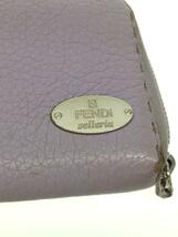 FENDI◆sellerea/長財布/レザー/パープル/レディース_画像3