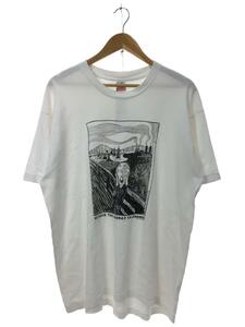 FRUIT OF THE LOOM◆90s/ムンクの叫び/Tシャツ/XL/コットン/WHT