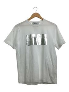 MSGM◆Tシャツ/XS/コットン/WHT/無地/2441MDM162