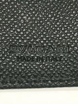 BVLGARI◆キーケース/レザー/BLK/無地/メンズ/30422_画像3