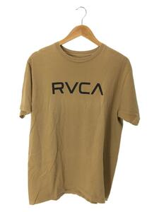 RVCA◆Tシャツ/M/-/CML/無地/キャメル