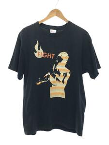 Hanes◆Tシャツ/L/コットン/BLK