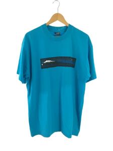 Tシャツ/XL/コットン/ブルー/90s/BALDWI/USA製/bestボディ/シングルステッチ/プリント