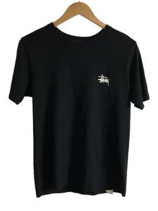 STUSSY◆Tシャツ/S/コットン/BLK/無地