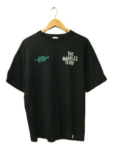 BEDWIN & THE HEARTBREAKERS◆23SS THE MARBLES TEAM TEE/Tシャツ/M/コットン/BLK/プリント/mst-s23bw02