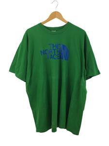 THE NORTH FACE◆Tシャツ/XXL/コットン/GRN/プリント