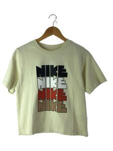 NIKE◆Tシャツ/XS/コットン/YLW/無地