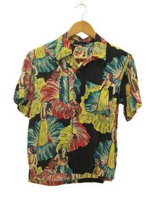 SUN SURF* гавайская рубашка /XS/ искусственный шелк /BLU/m32855/SUN SURF