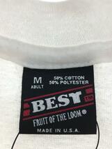 FRUIT OF THE LOOM◆Tシャツ/M/コットン/WHT/プリント/disabled american veterans/90s/USA製_画像3