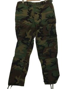 MILITARY◆BDU PANTS/カーゴパンツ/軍/ボトム/L/コットン/グリ/カモフラ/8415-01-391-1063