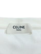 CELINE◆Tシャツ/XL/コットン/WHT/2X45F671Q/×DAVID WEISS/WAVEプリントルーズTシャツ_画像3