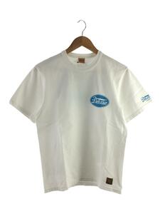 DELUXE(Deluxe Clothing)◆ロゴTシャツ/M/コットン/WHT/brg-12b