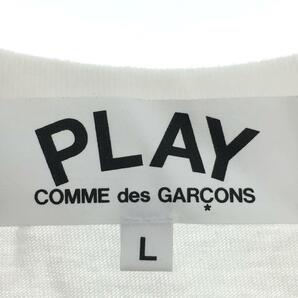 PLAY COMME des GARCONS◆Tシャツ/L/コットン/WHT/プリント/AE-T202の画像3