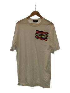 DSQUARED2◆Tシャツ/XL/コットン/ホワイト/無地