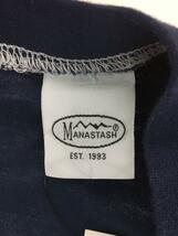 MANASTASH◆半袖ワンピース/-/コットン/NVY/無地/7223015_画像3