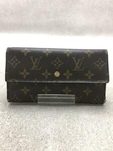 LOUIS VUITTON◆ポルト・トレゾールインターナショナル_モノグラム_BRW/PVC/BRW/総柄/レディース