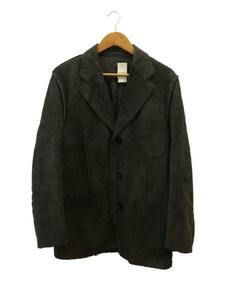 COMME des GARCONS HOMME◆レザージャケット・ブルゾン/M/レザー/GRY