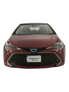 TOYOTA◆ミニカー/RED/カラーサンプル 1/30 スケール/COROLLA SPORT/アティチュードブラックマイカ×