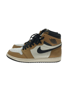 NIKE◆AIR JORDAN 1 RETRO HIGH OG/エアジョーダン1レトロハイ/ベージュ/27.5cm/BEG